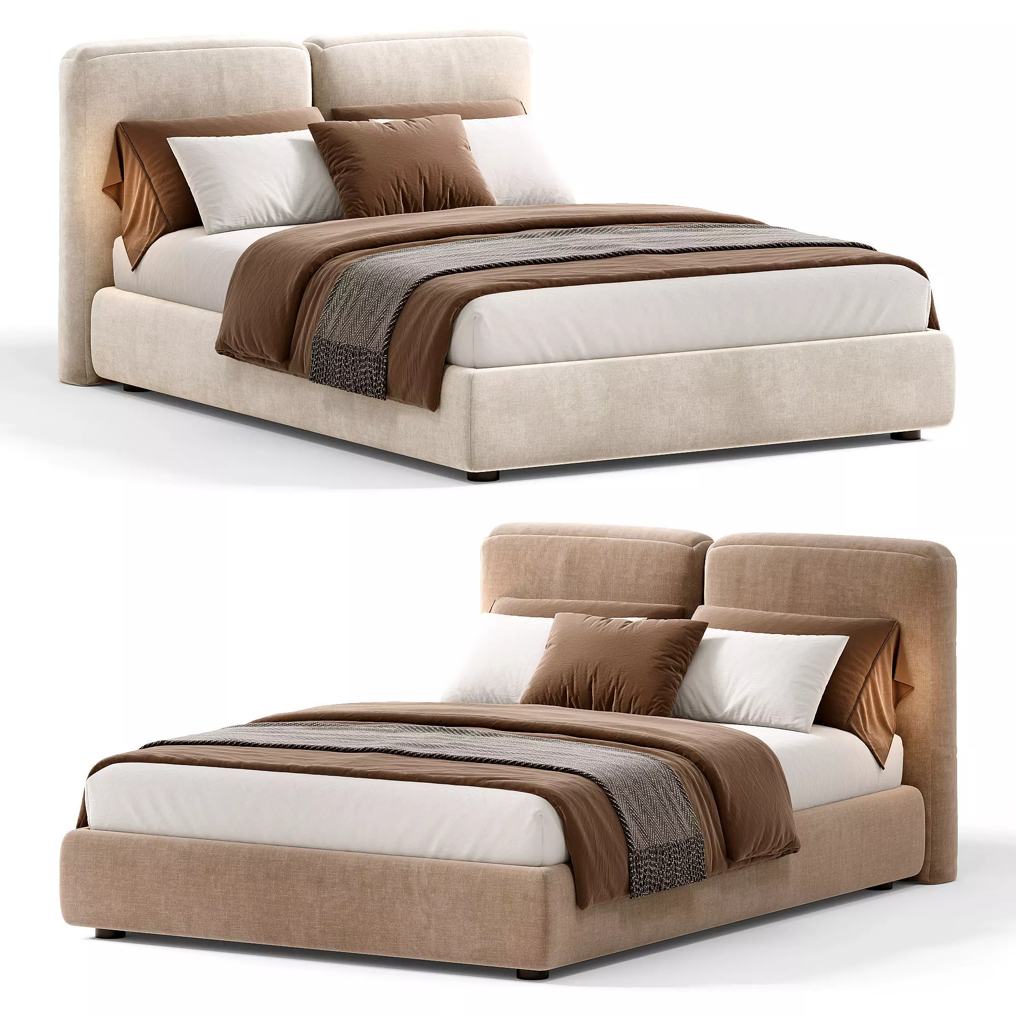 Loca bed 3D model_0