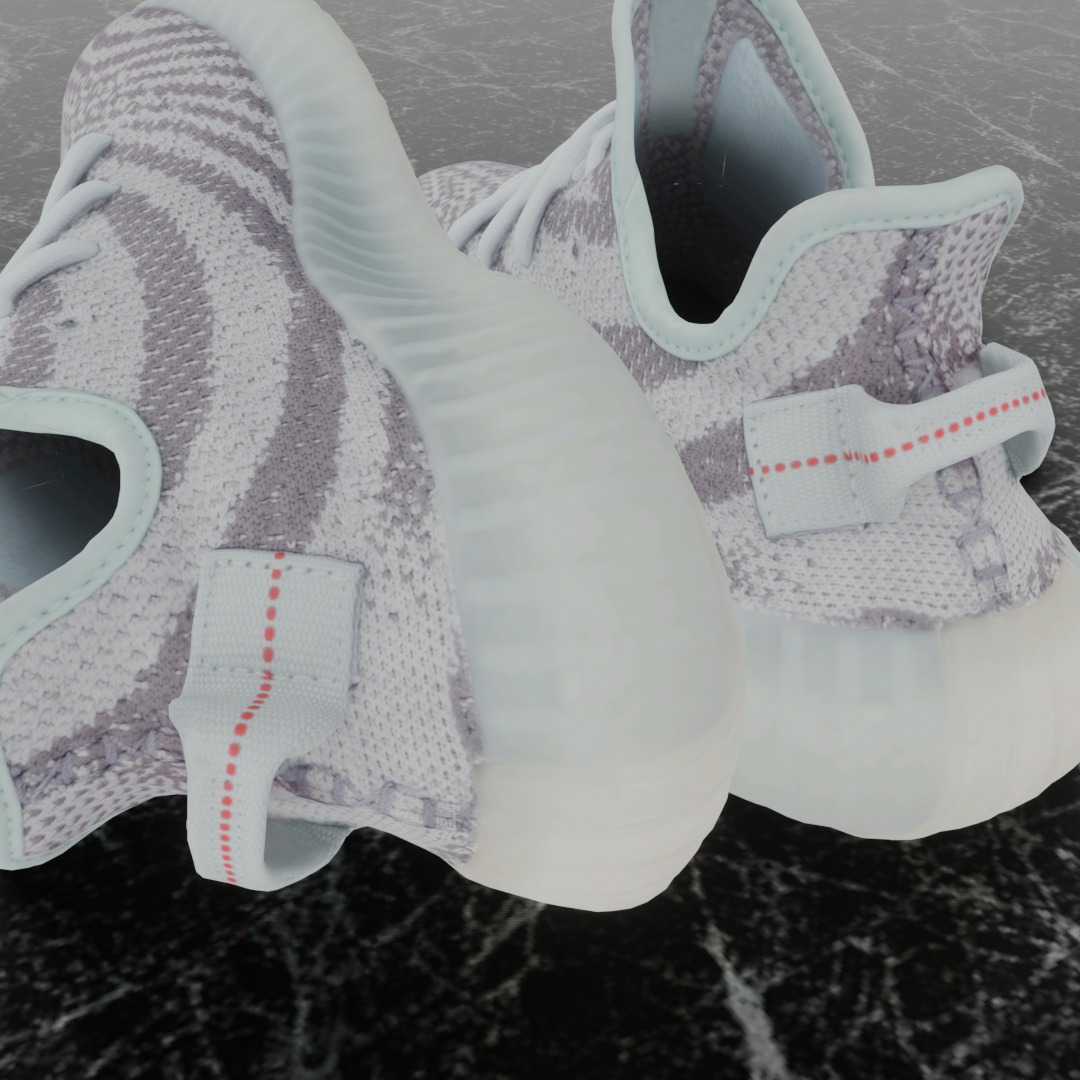 ADIDAS YEEZY BOOST 350 3D SHOES 3D model_11