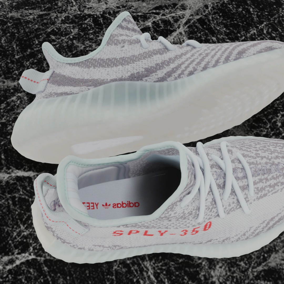 ADIDAS YEEZY BOOST 350 3D SHOES 3D model_8