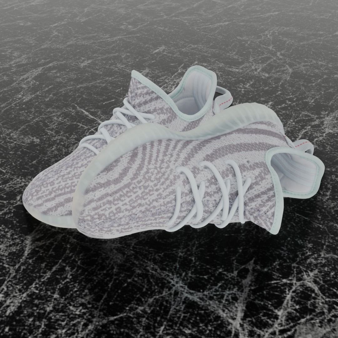 ADIDAS YEEZY BOOST 350 3D SHOES 3D model_1