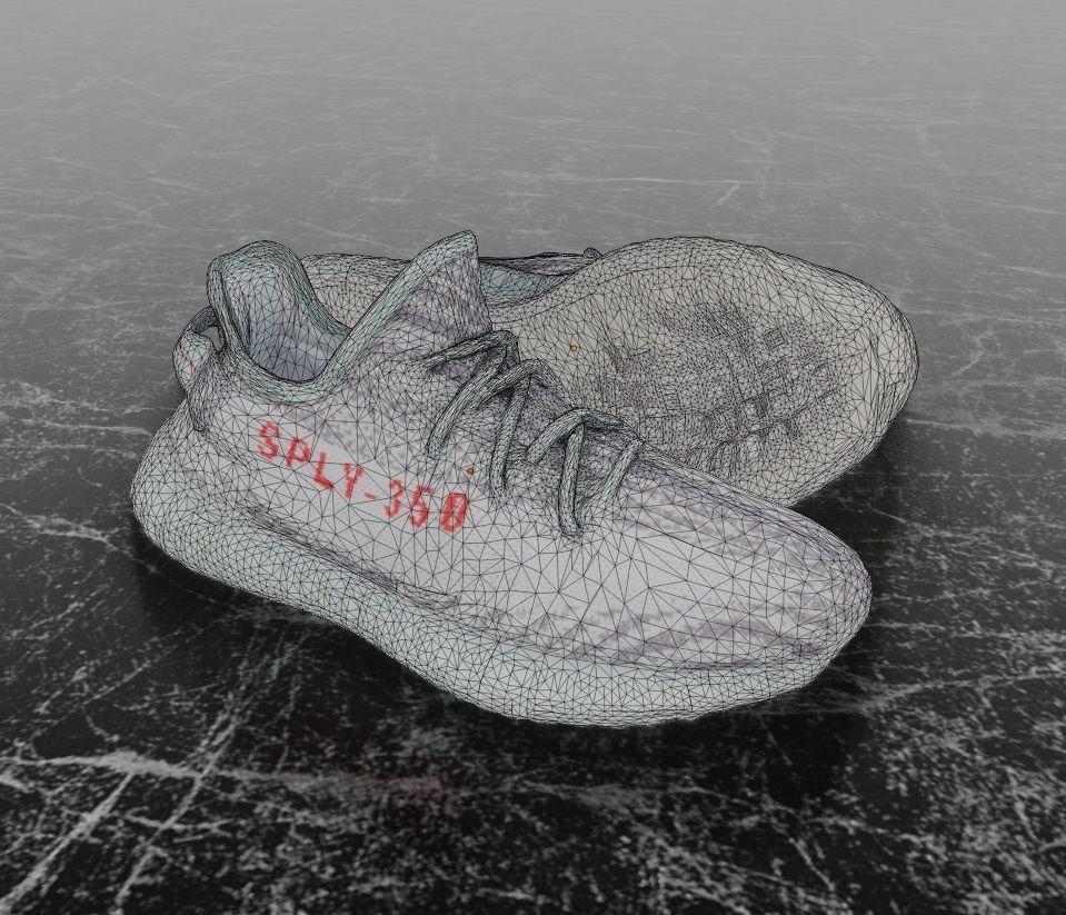 ADIDAS YEEZY BOOST 350 3D SHOES 3D model_13