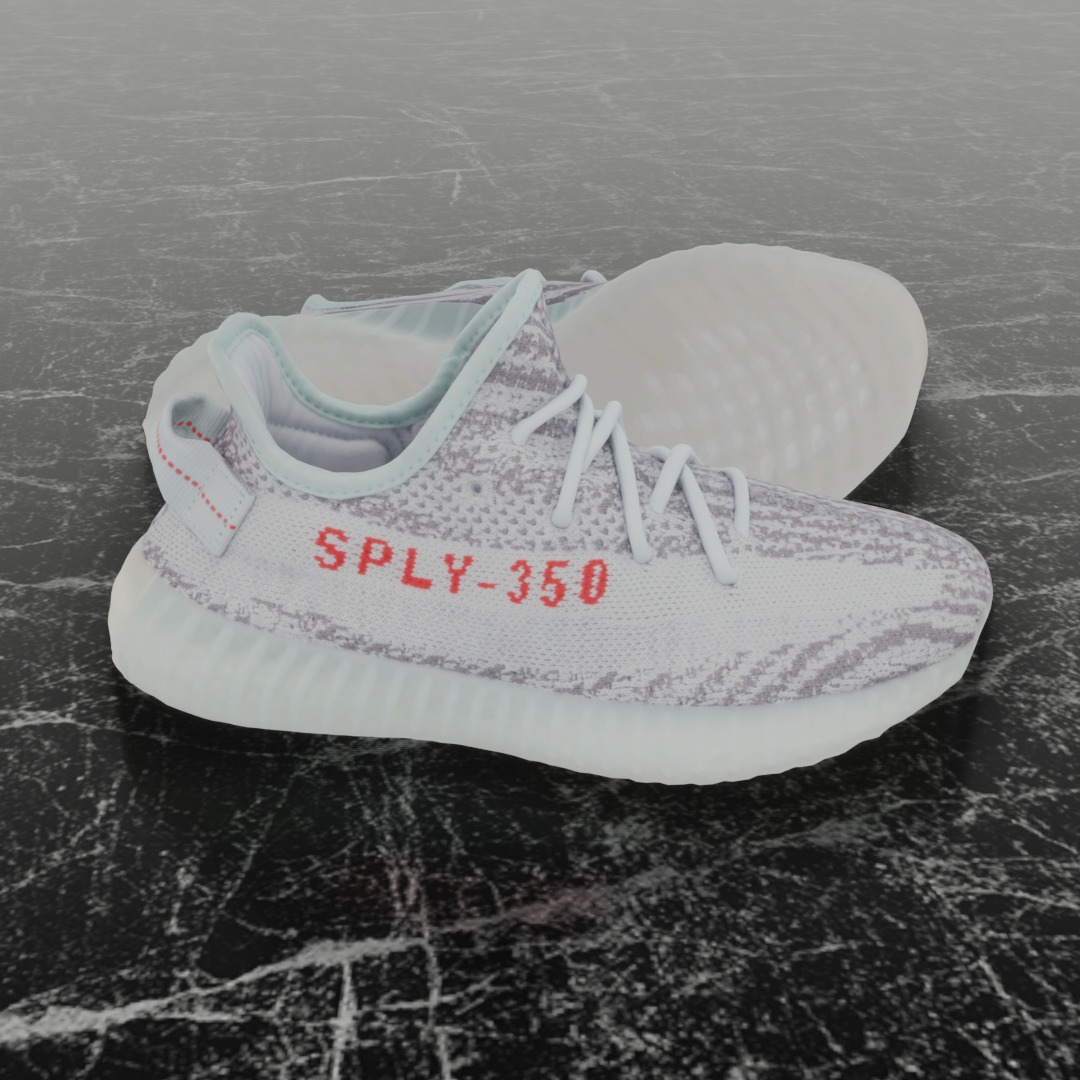 ADIDAS YEEZY BOOST 350 3D SHOES 3D model_4