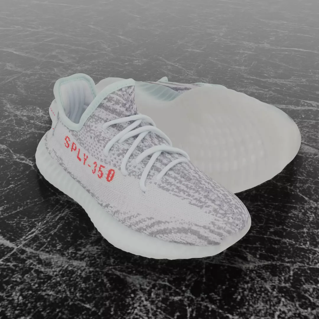 ADIDAS YEEZY BOOST 350 3D SHOES 3D model_0