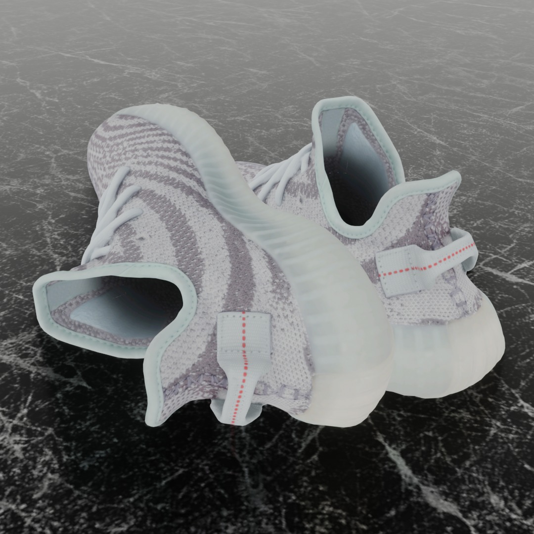 ADIDAS YEEZY BOOST 350 3D SHOES 3D model_6