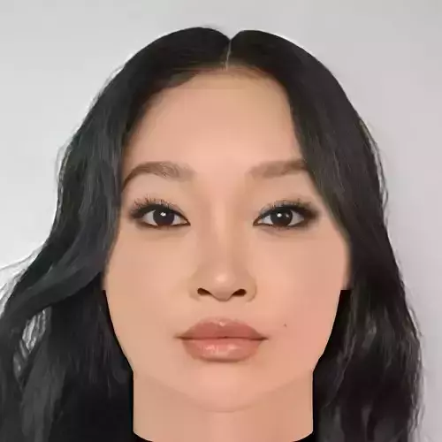 Lana Condor Head - No Hair - Low poly head for game 