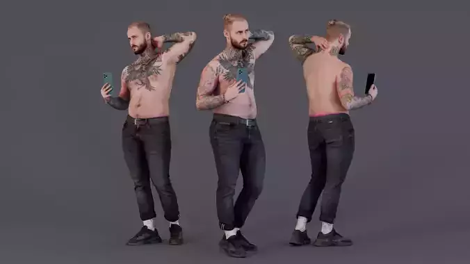 Selfie through the Mirror