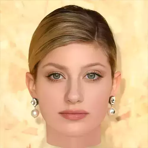 Lili Reinhart Head - No Hair - Low poly head for game 
