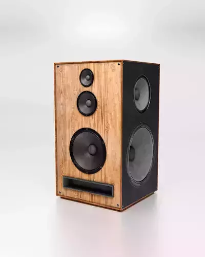 Four-sided realistic speaker 
