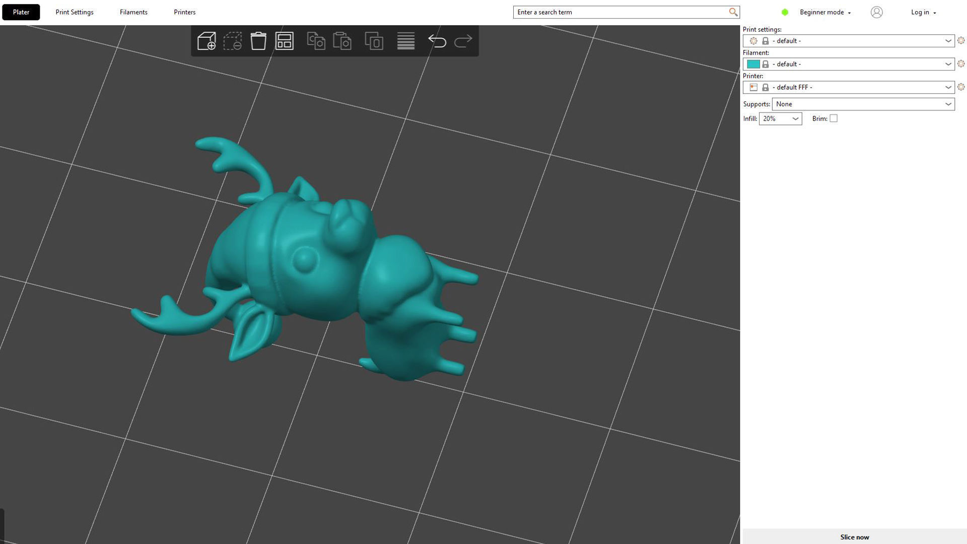 Reindeer Christmas Cute 3d print stl  3D print model_3