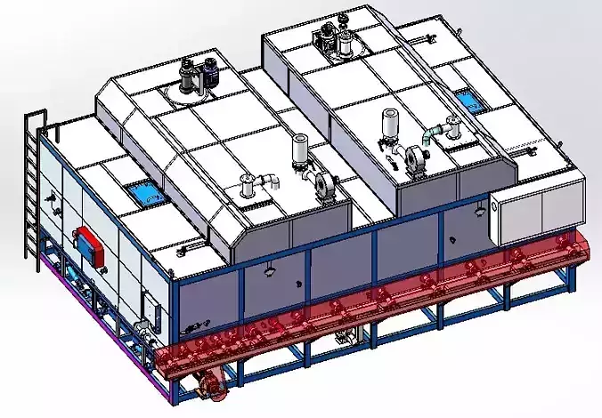 D228 aluminum rod heating furnace