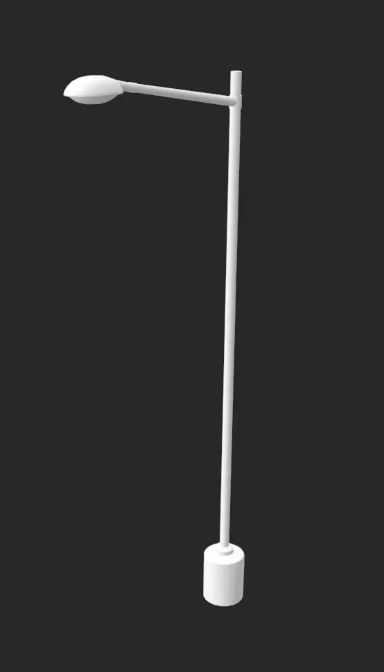 Street Lamp Free low-poly 3D model