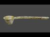 Porcelain spoon with Youtube logo on it Free low-poly 3D model_1