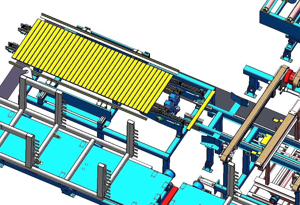Automatic frame mounting machine 3D model_2