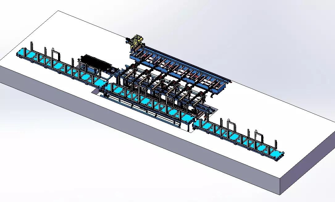 Automatic frame mounting machine 3D model_0