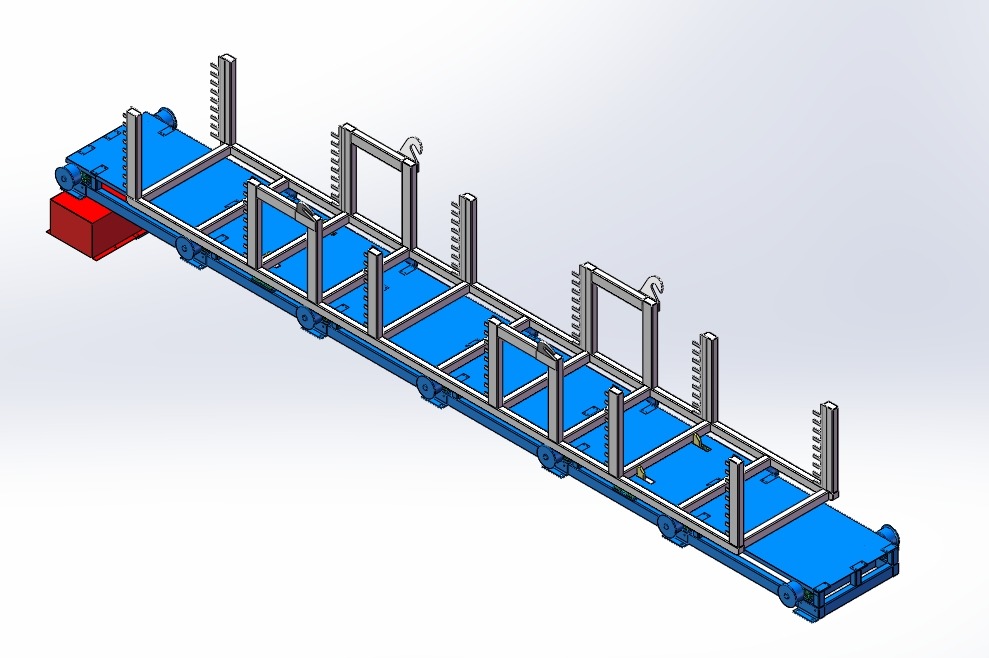 Automatic frame mounting machine 3D model_3