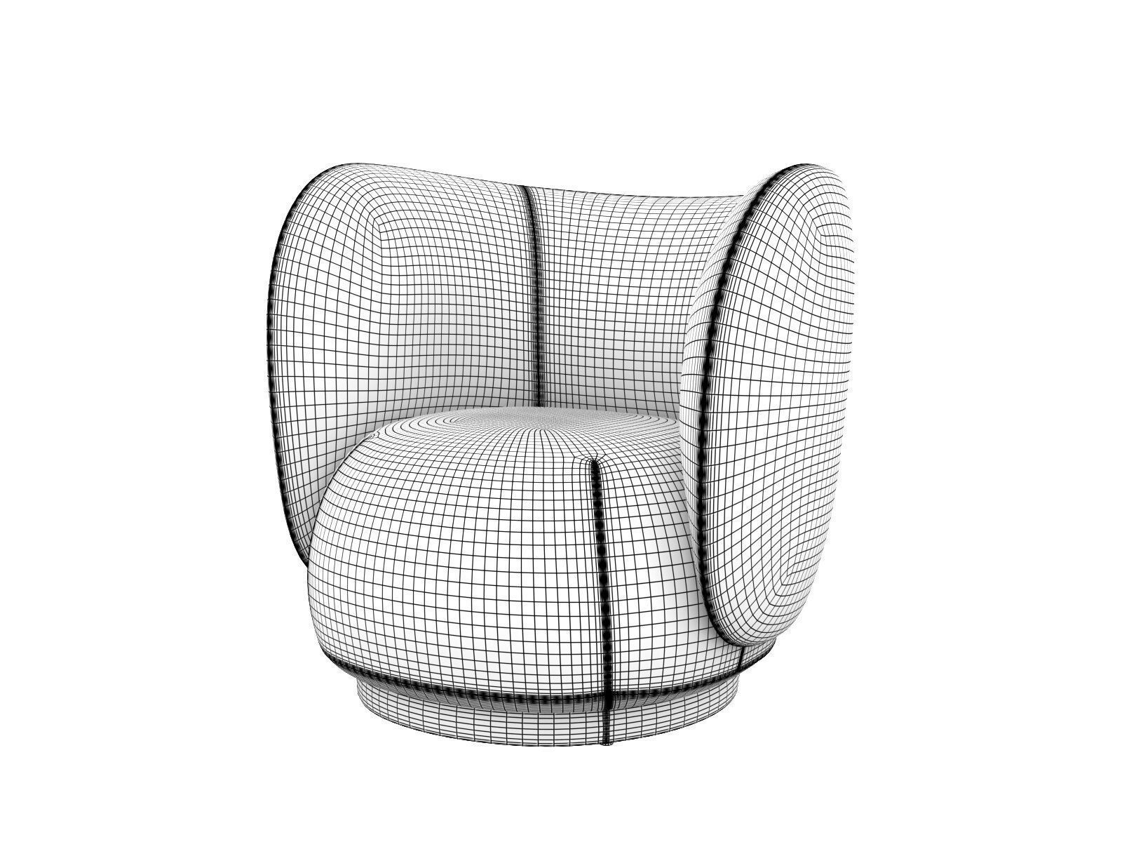 Rico Lounge Chair 3D model_3