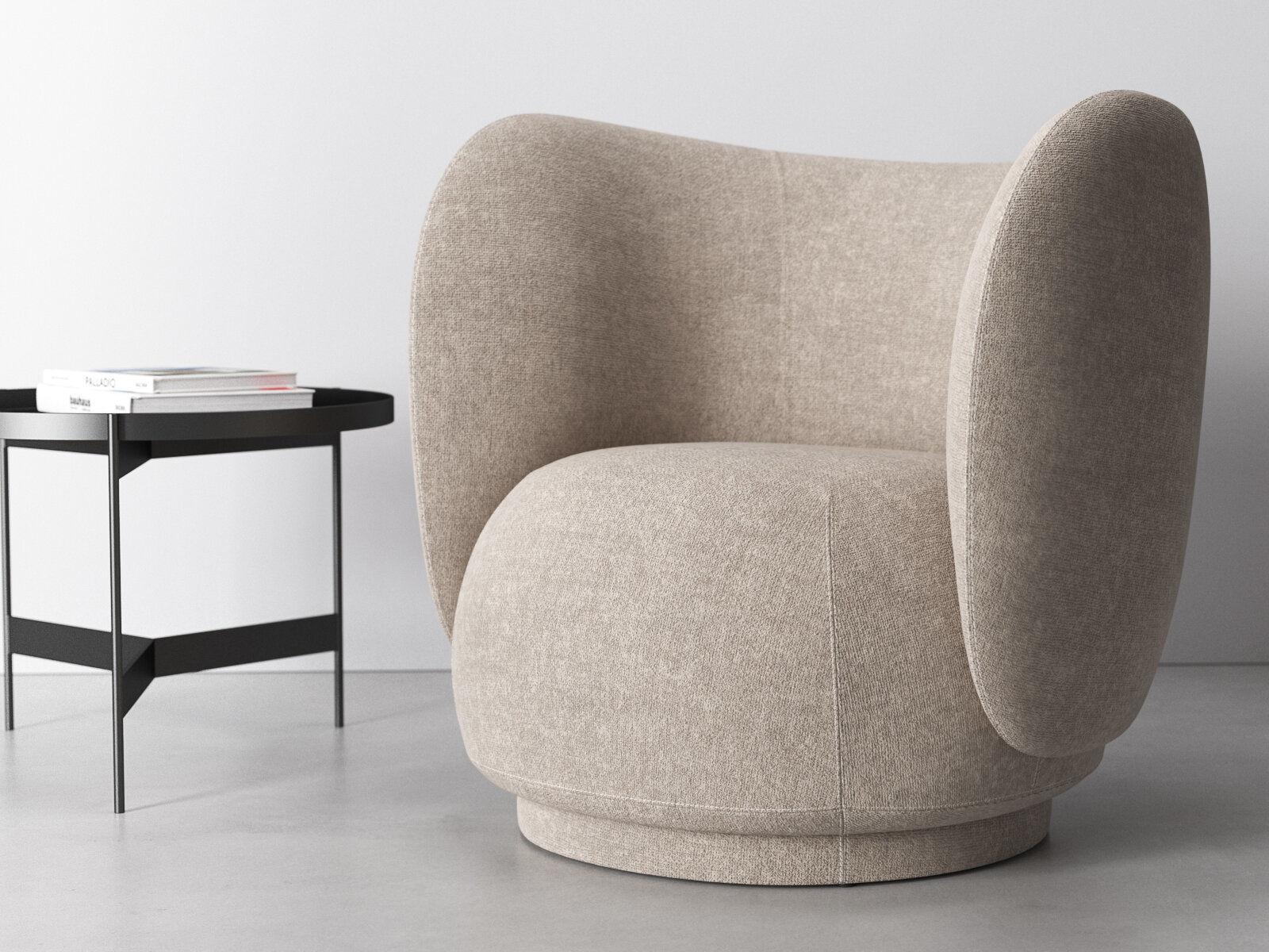 Rico Lounge Chair 3D model_2