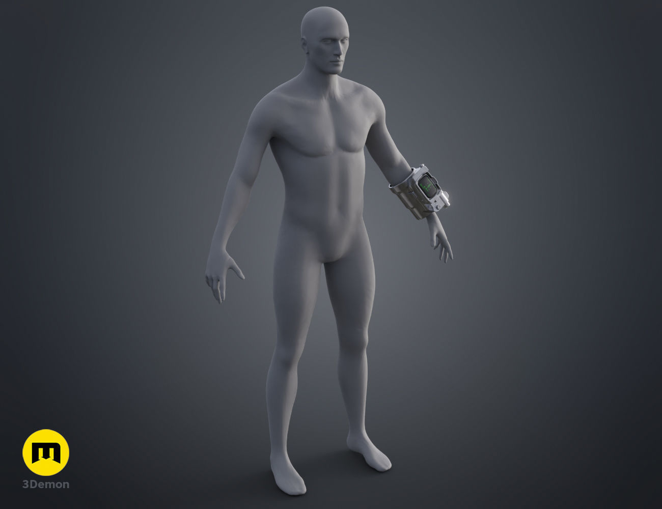 Pip Boy - Fallout live action series 3D print model_1