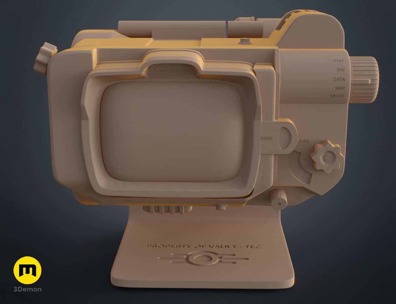 Pip Boy - Fallout live action series 3D print model_12