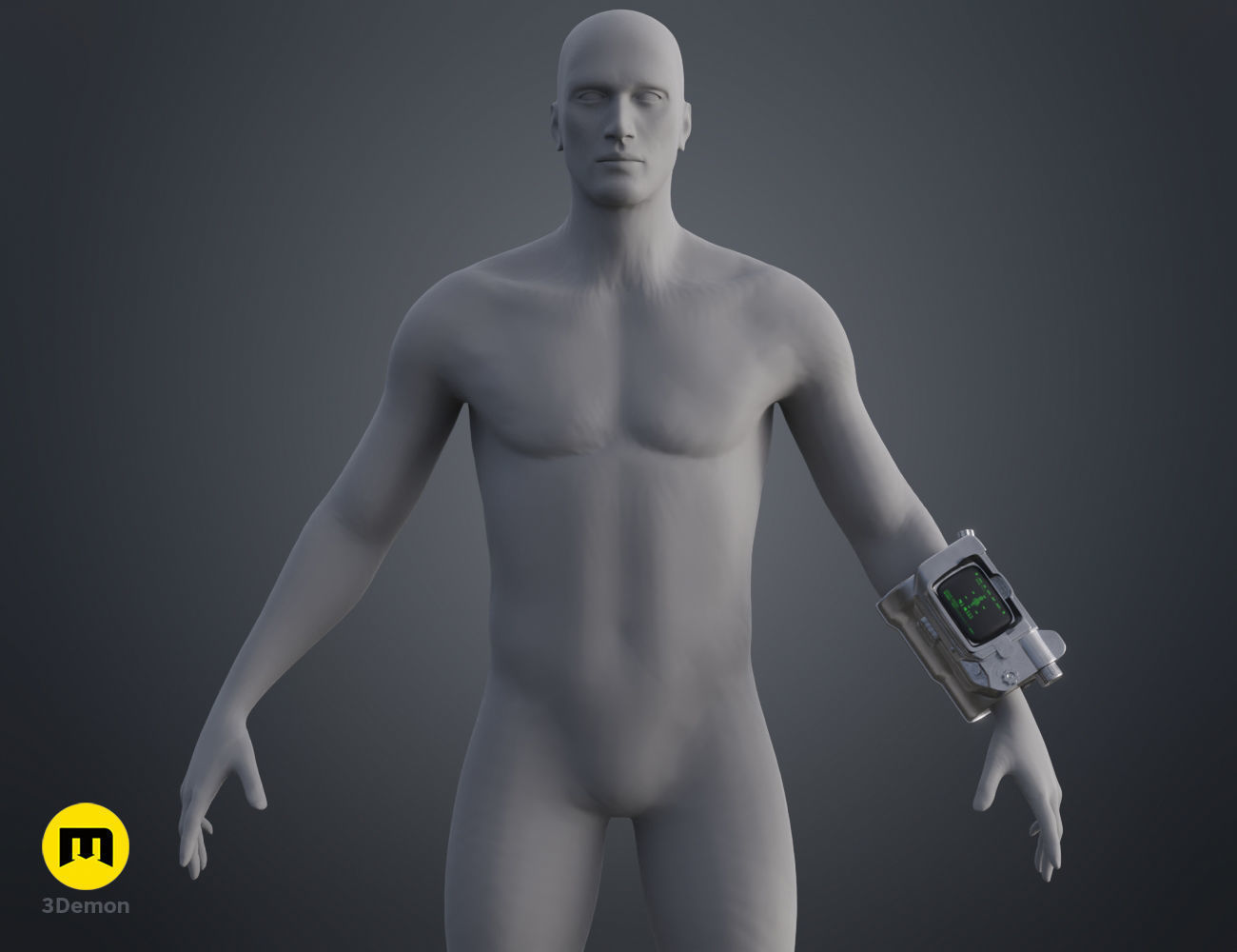 Pip Boy - Fallout live action series 3D print model_8