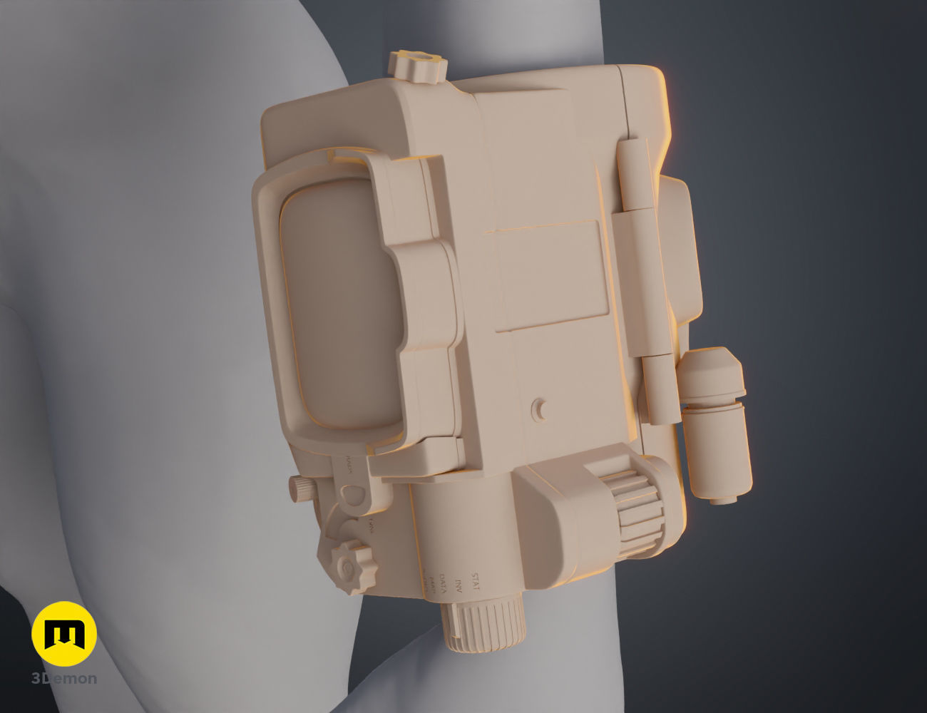 Pip Boy - Fallout live action series 3D print model_17