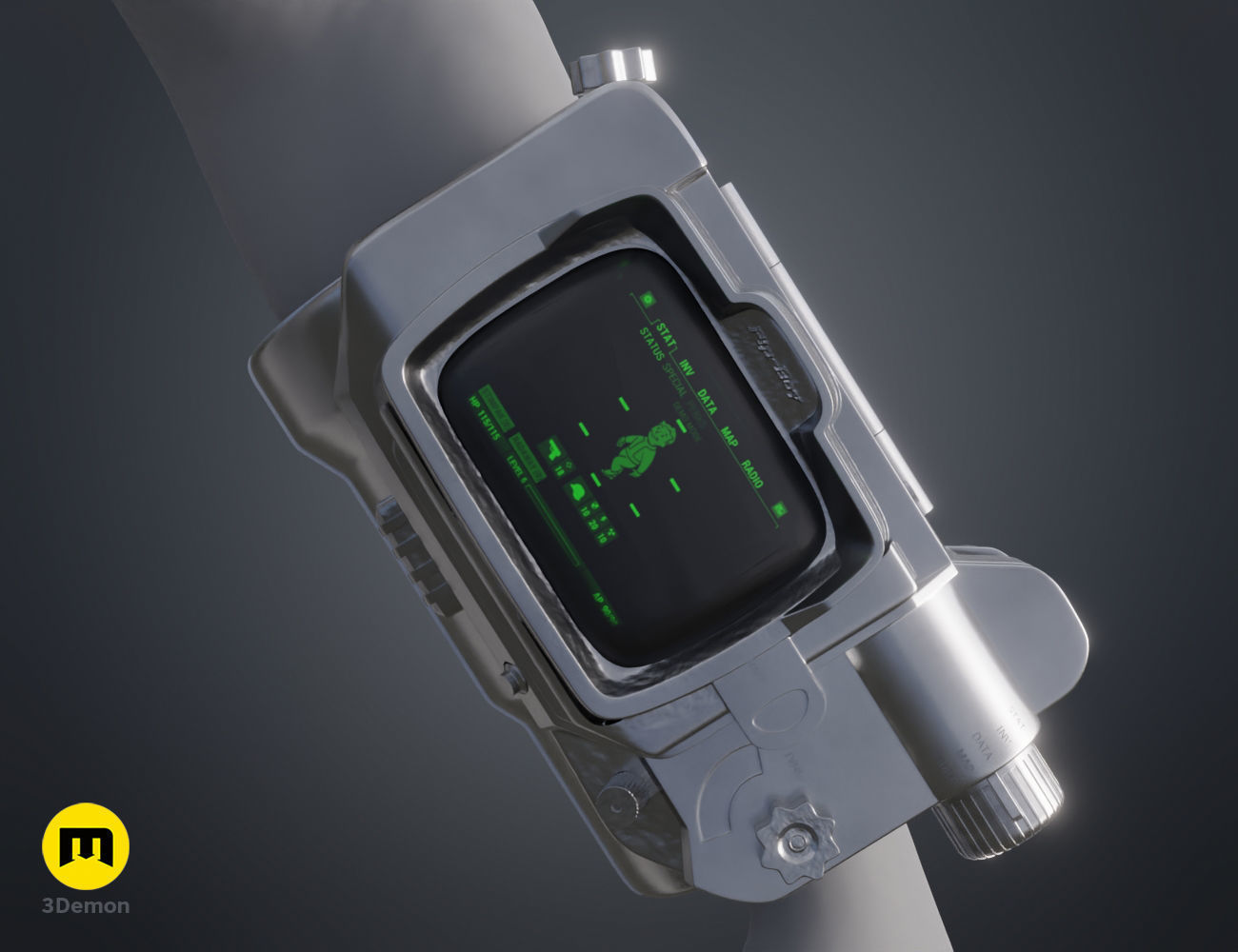 Pip Boy - Fallout live action series 3D print model_5