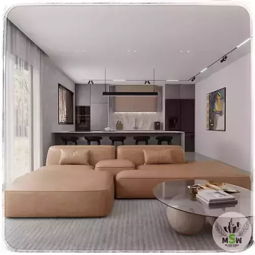 Apartment 4 Blender Scene 