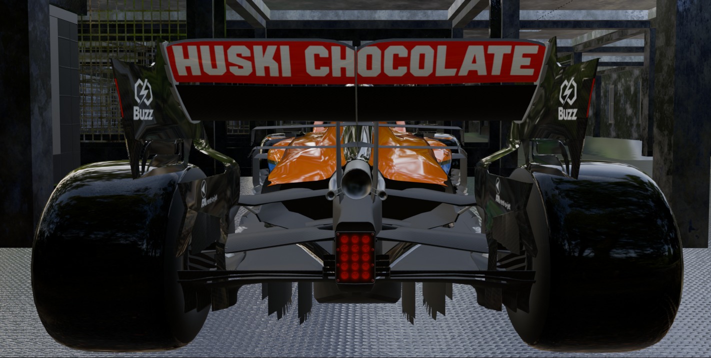 Formula 1 showroom Low-poly 3D model_14