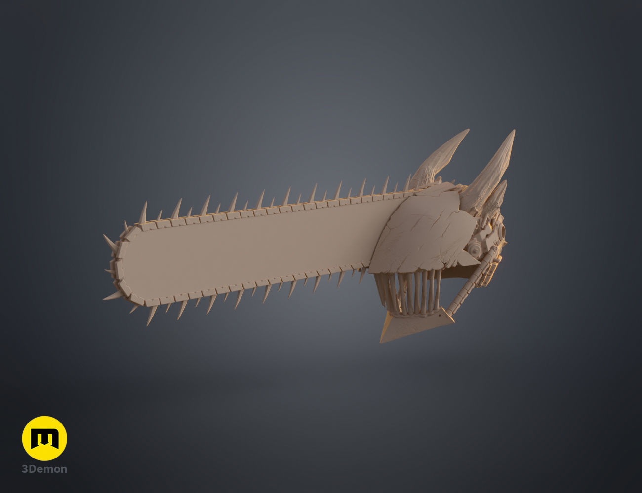 Chainsaw Man True Devil Form helmet  3D print model_18