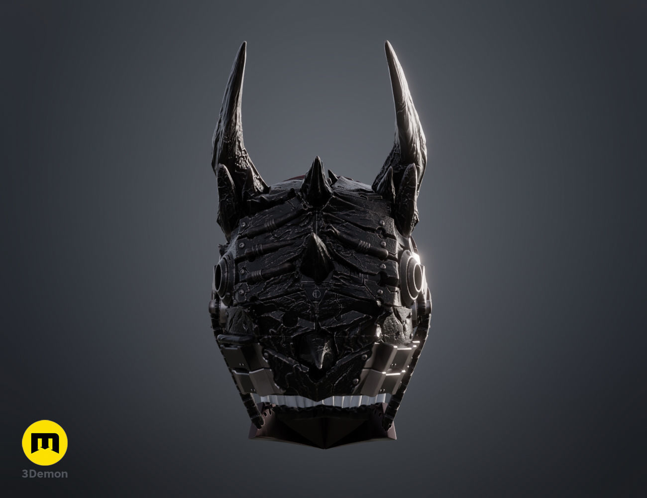 Chainsaw Man True Devil Form helmet  3D print model_12