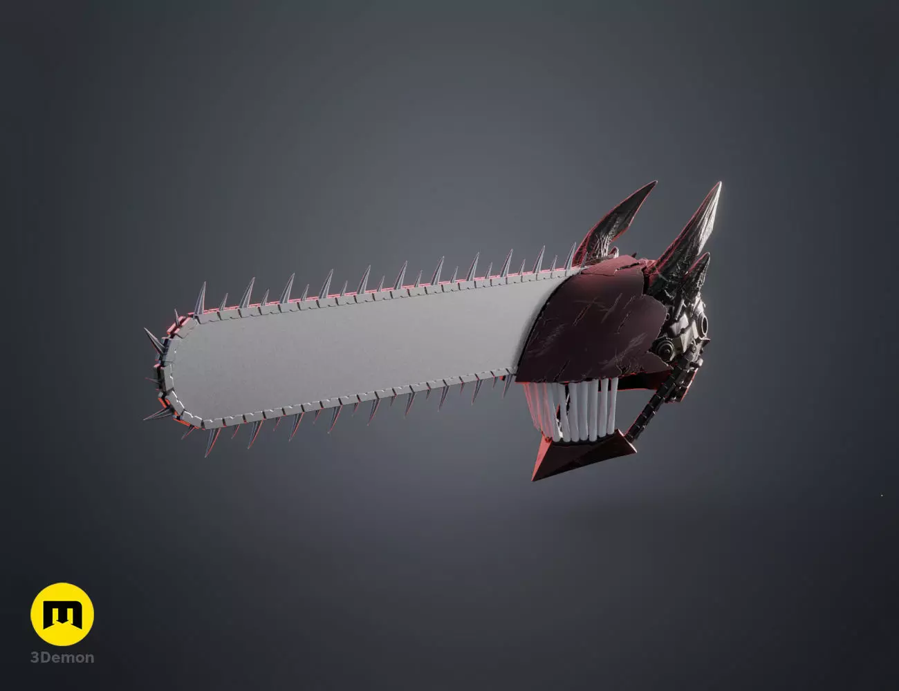 Chainsaw Man True Devil Form helmet  3D print model_0