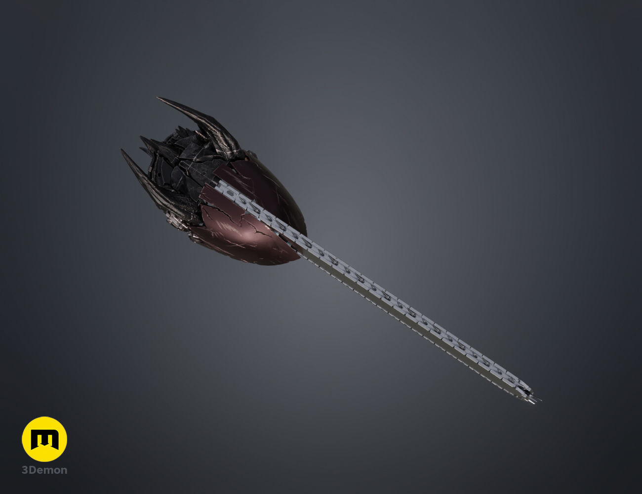 Chainsaw Man True Devil Form helmet  3D print model_14