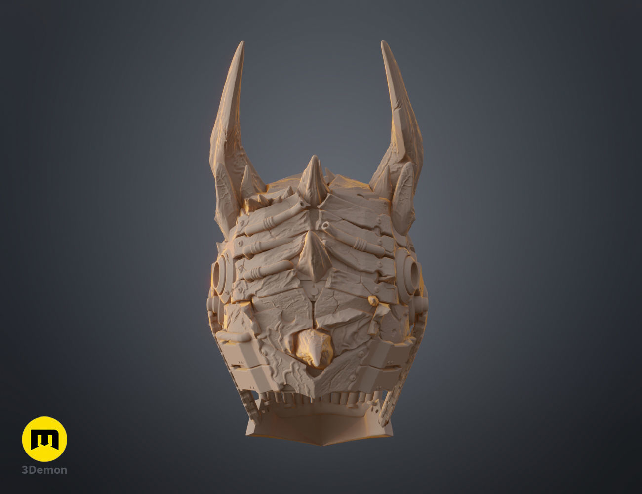 Chainsaw Man True Devil Form helmet  3D print model_20