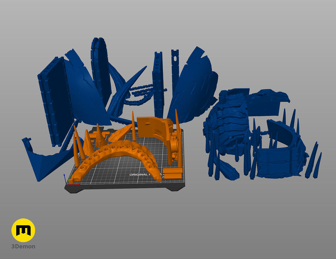 Chainsaw Man True Devil Form helmet  3D print model_6