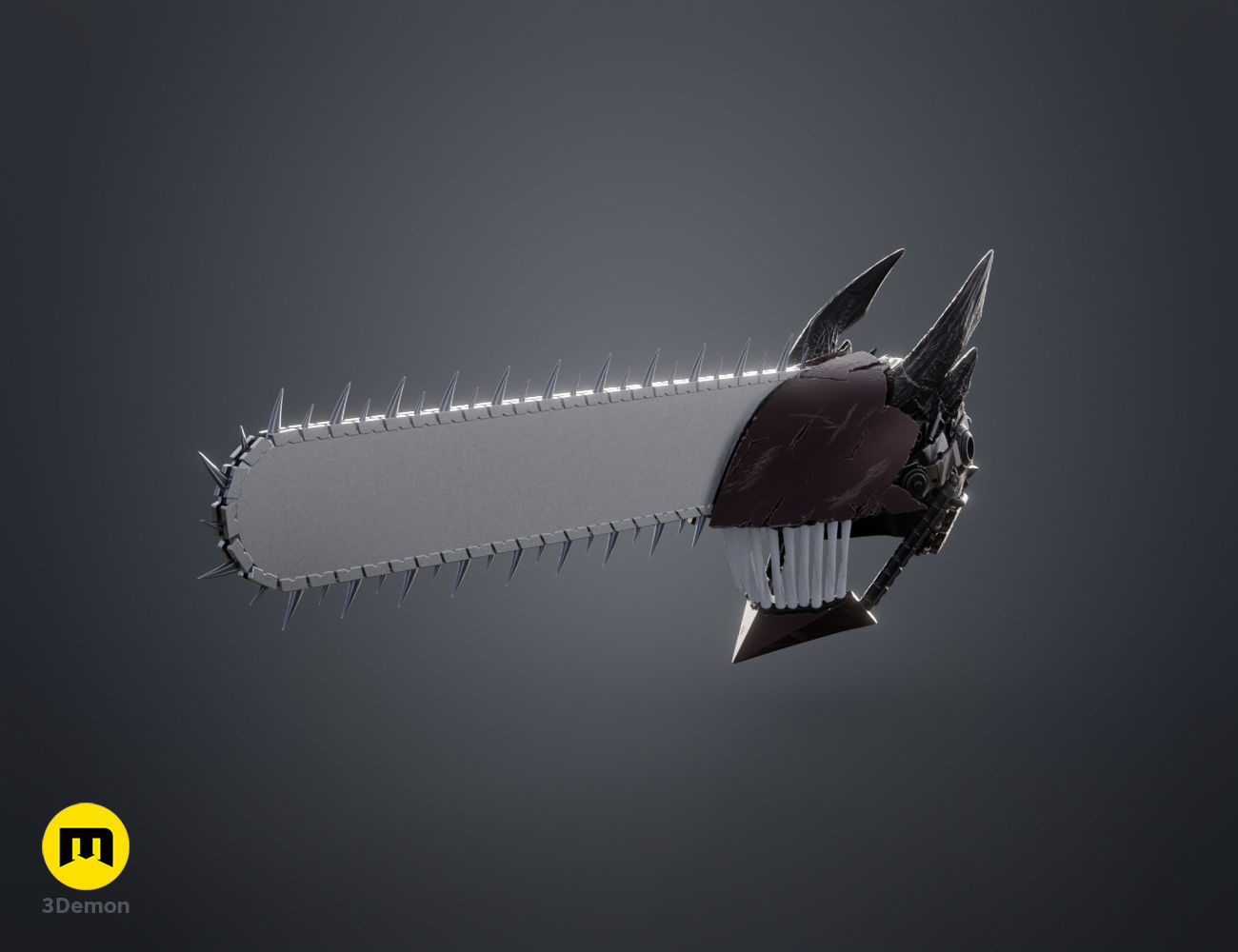 Chainsaw Man True Devil Form helmet  3D print model_13