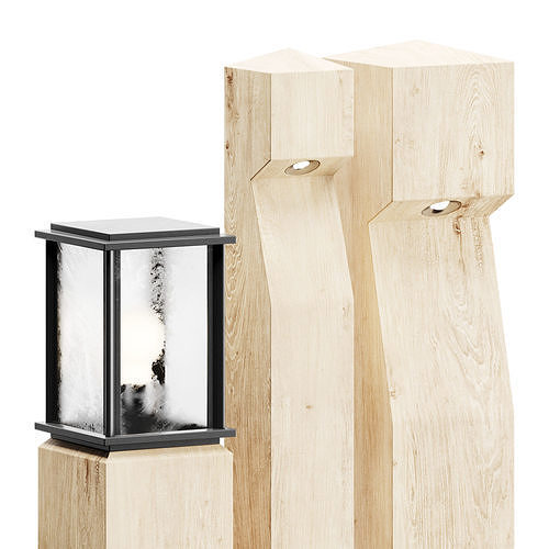 Timberlab EYE Garden lantern 3D model
