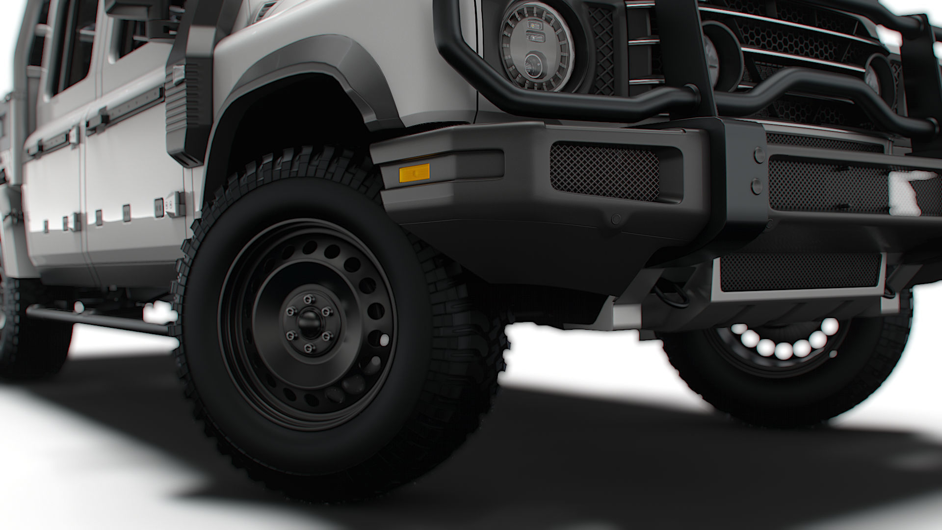 Ineos Grenadier Quartermaster Trialmaster Chassis Cab 2025 3D model_5