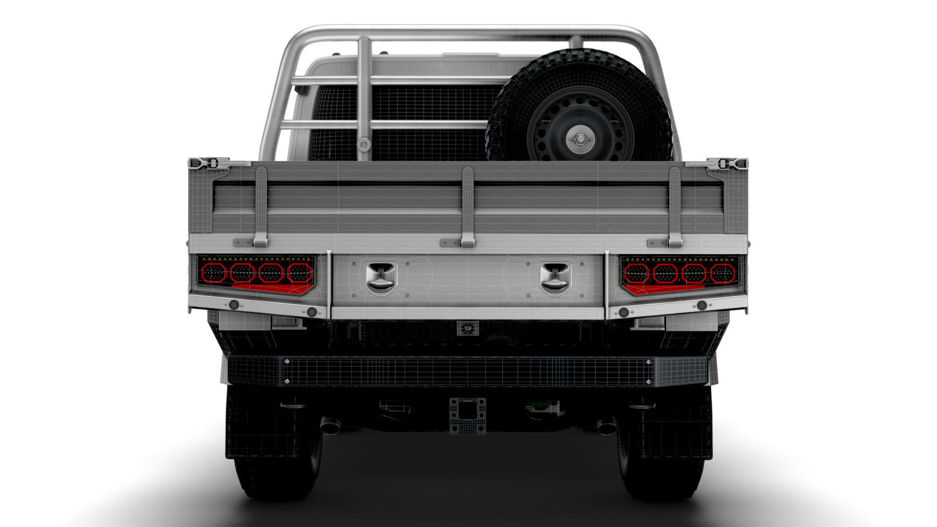 Ineos Grenadier Quartermaster Trialmaster Chassis Cab 2025 3D model_22