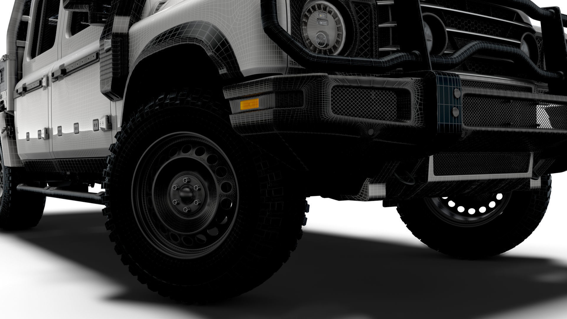 Ineos Grenadier Quartermaster Trialmaster Chassis Cab 2025 3D model_17