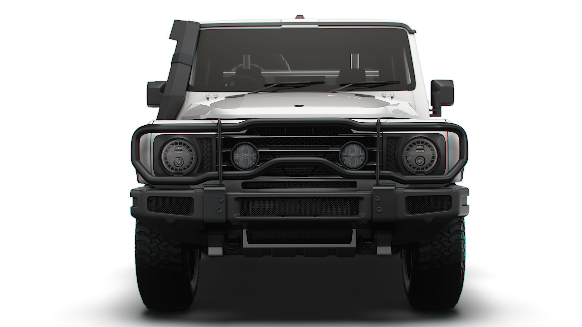 Ineos Grenadier Quartermaster Trialmaster Chassis Cab 2025 3D model_6