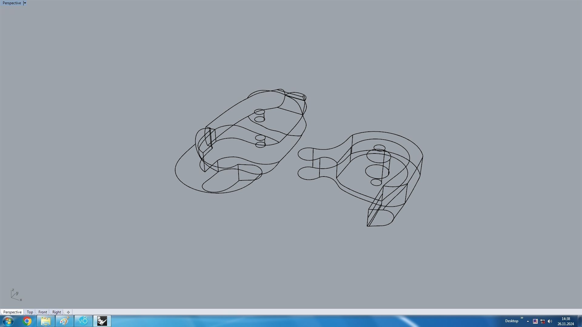 Clasp Lobster Bail 3D print model_5