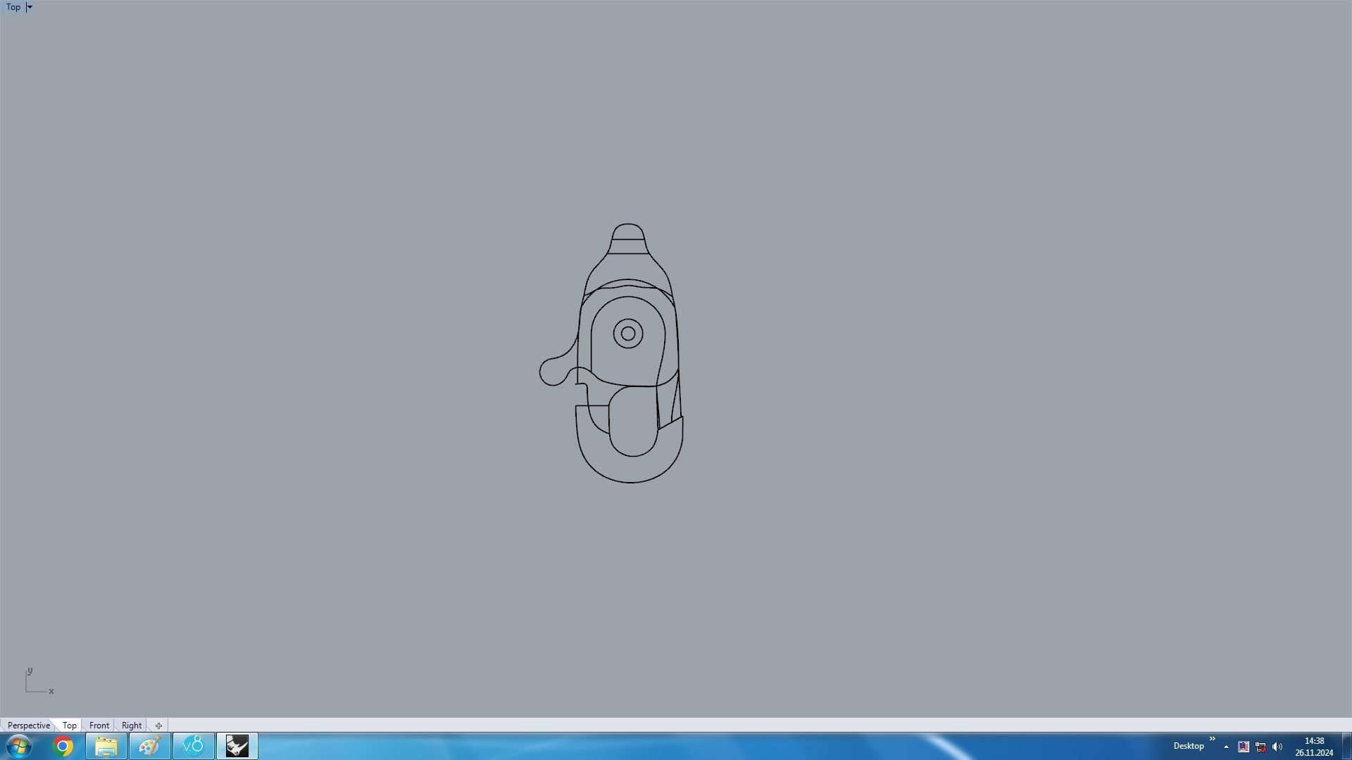 Clasp Lobster Bail 3D print model_6