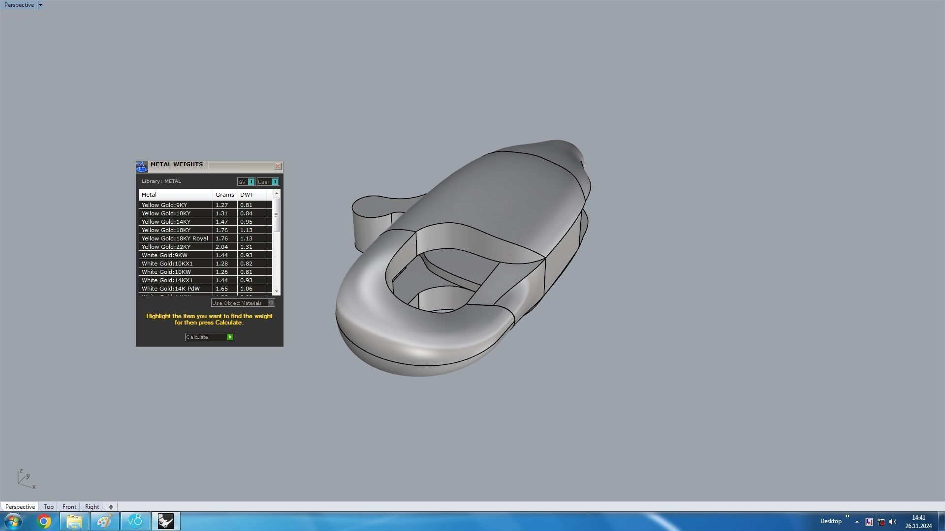 Clasp Lobster Bail 3D print model_7