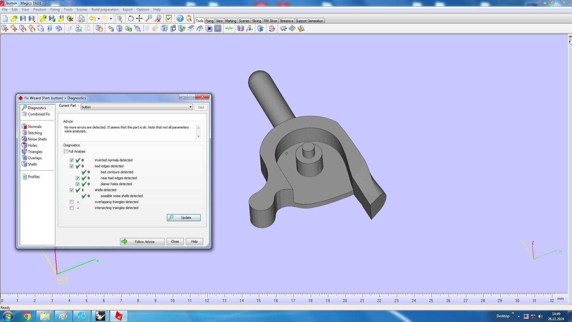 Clasp Lobster Bail 3D print model_9