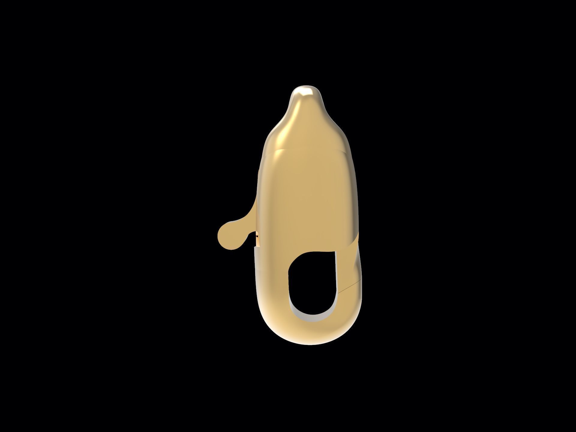 Clasp Lobster Bail 3D print model_1