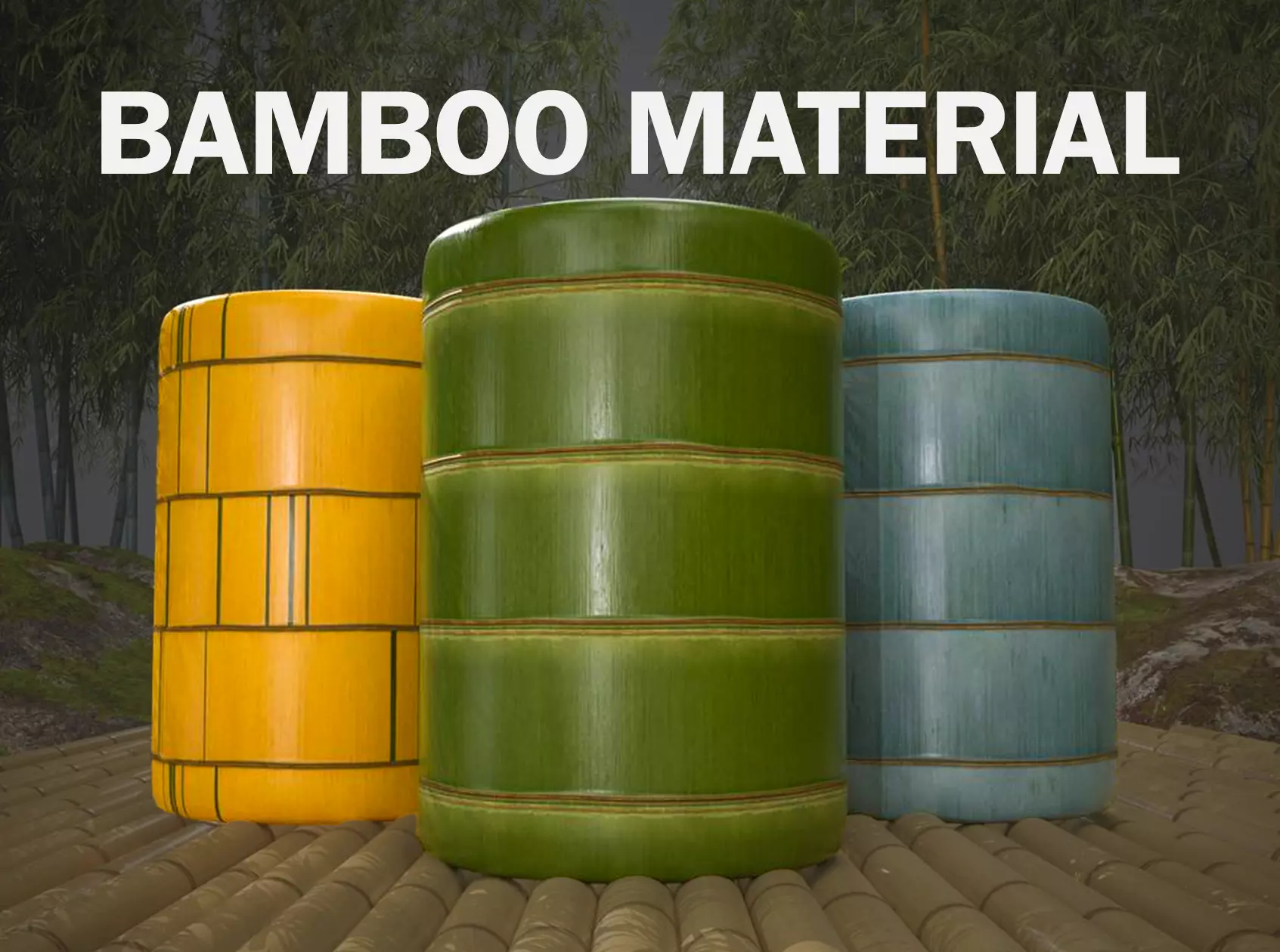 Bamboo Material Pack - PBR Seamless Textures Texture_0