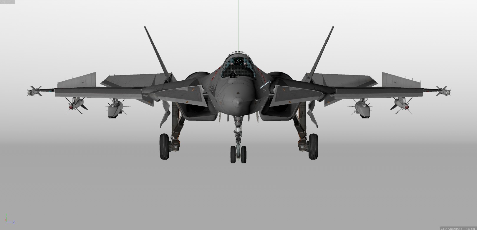 Sukhoi Su-57 3D model_8