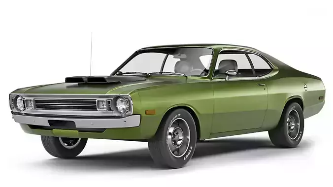 Dodge Demon 340 1972 3D model