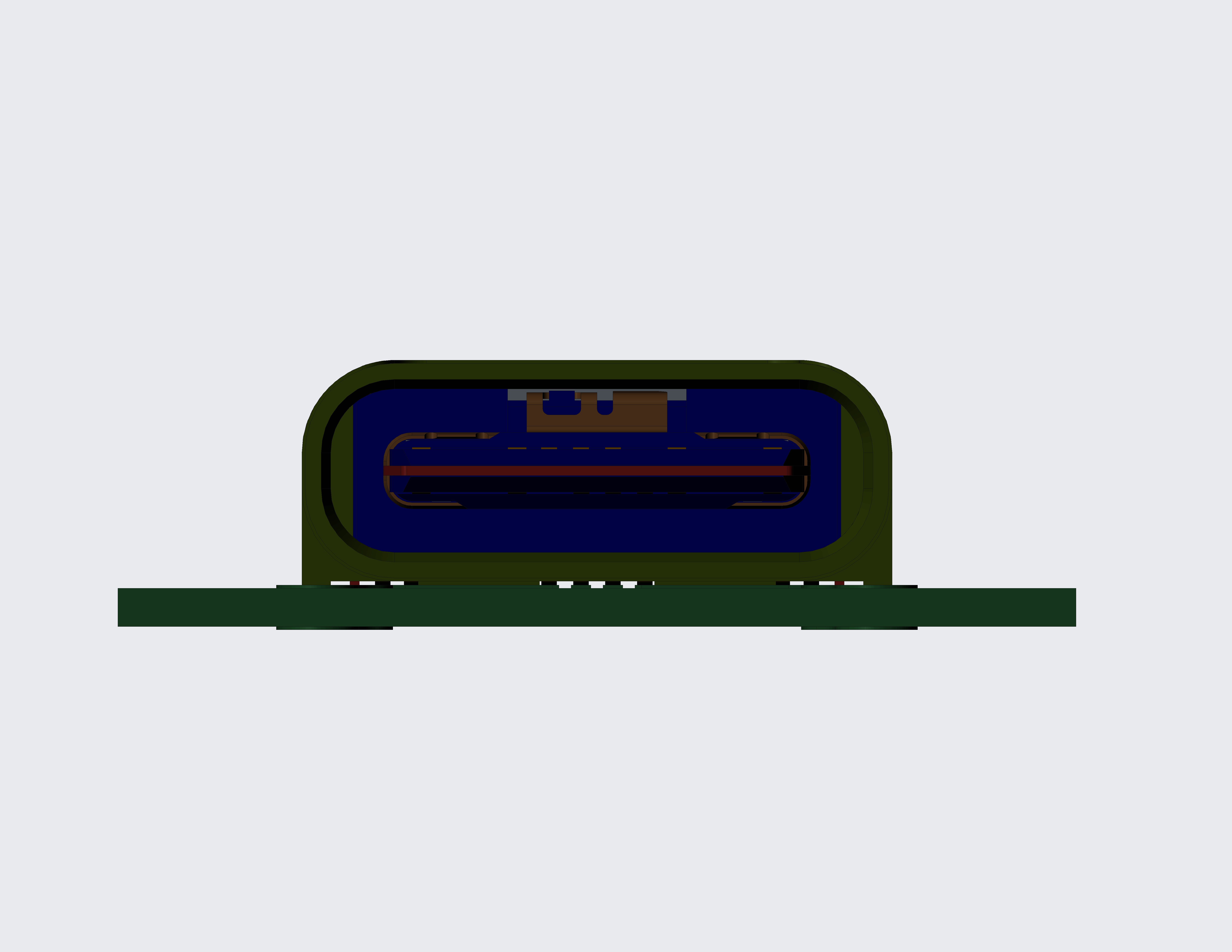Type C USB 3D model_2