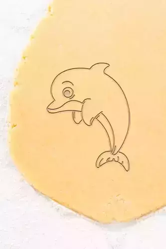 Cute Dolphin Cookie Cutter - Biscuit Cutter